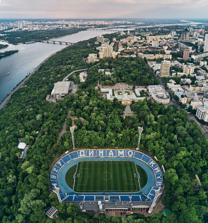 Valery Lobanovsky Dynamo Stadium Is A Football Stadium In Kyiv, The Home Arena Of The Dynamo Football Club, Named After The Team's Long-Term Coach Valery Lobanovsky