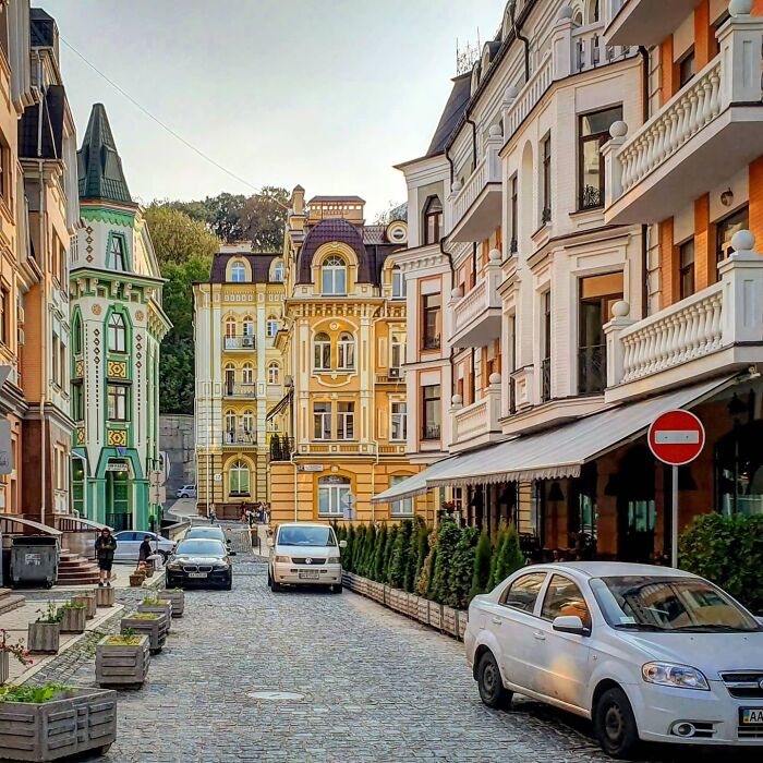 Kyiv, distrito Vozdvizhenka, septiembre de 2020