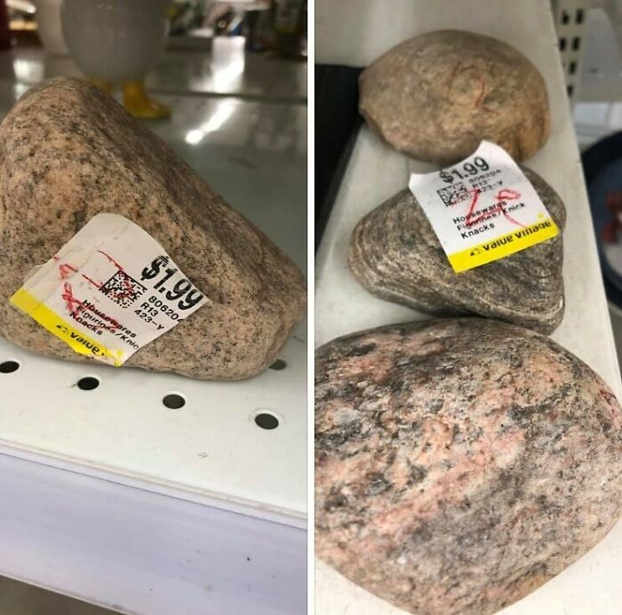 Value Village Again With The Rocks