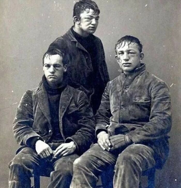 Princeton University Students Photographed After A Brutal Snowball Fight In 1890