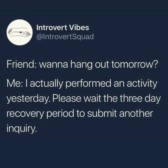 Let’s Circle Back In The New Year
@introvertsquad
