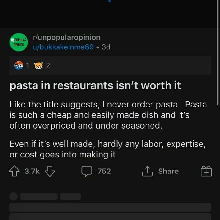Have You Ever Ate Pasta In A Restaurant?