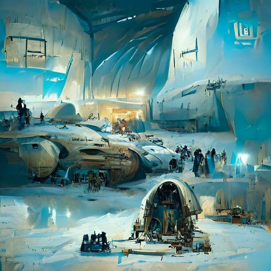 Space Hangar At Hoth