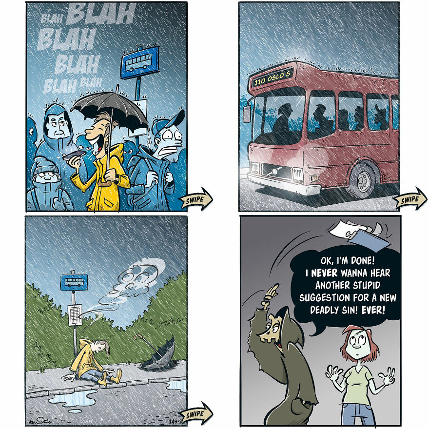 Comics About A Girl In Her Afterlife By Jorgen Van Santen (New Pics)