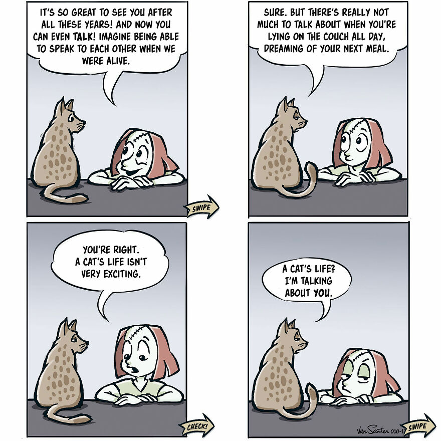 Comics About A Girl In Her Afterlife By Jorgen Van Santen (New Pics)