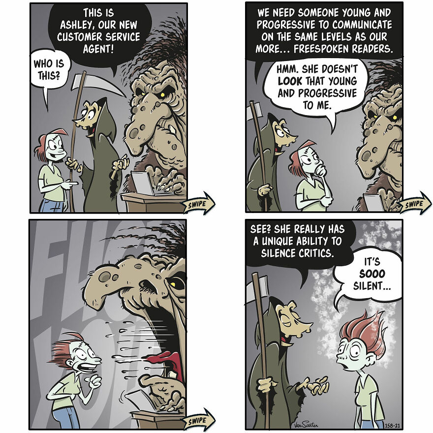 Comics About A Girl In Her Afterlife By Jorgen Van Santen (New Pics)