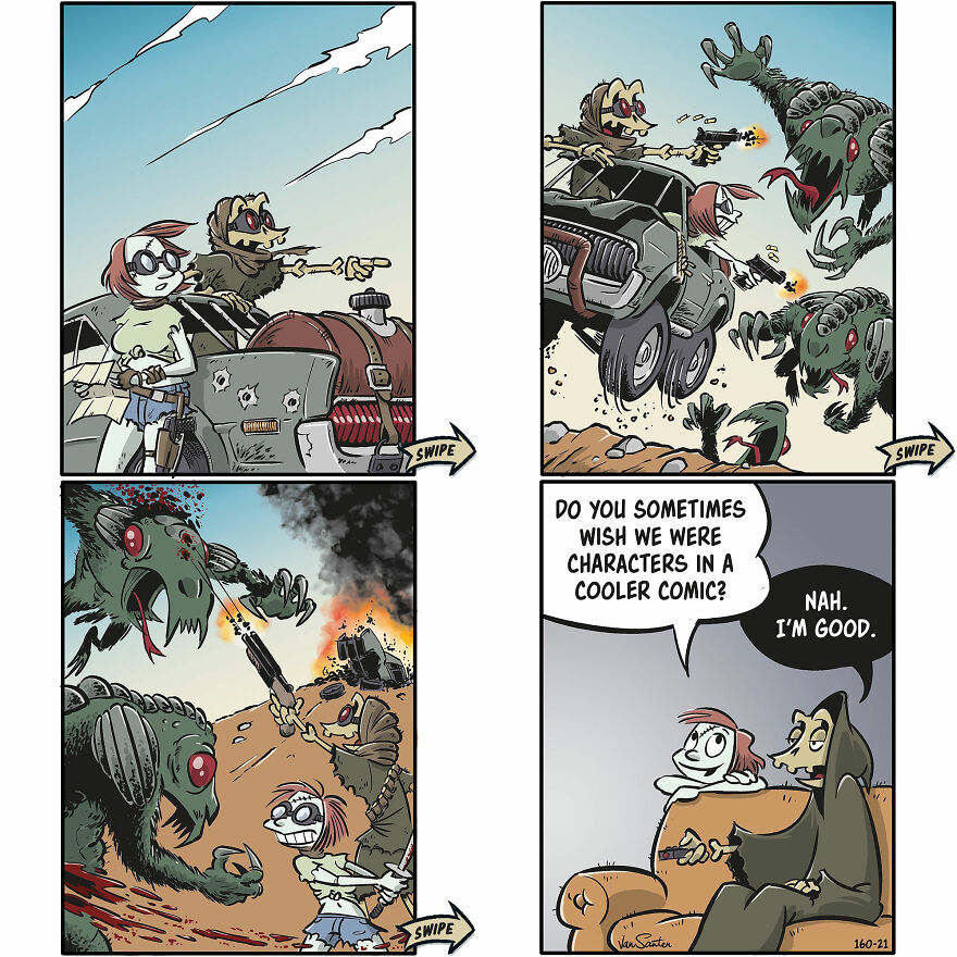 Comics About A Girl In Her Afterlife By Jorgen Van Santen (New Pics)