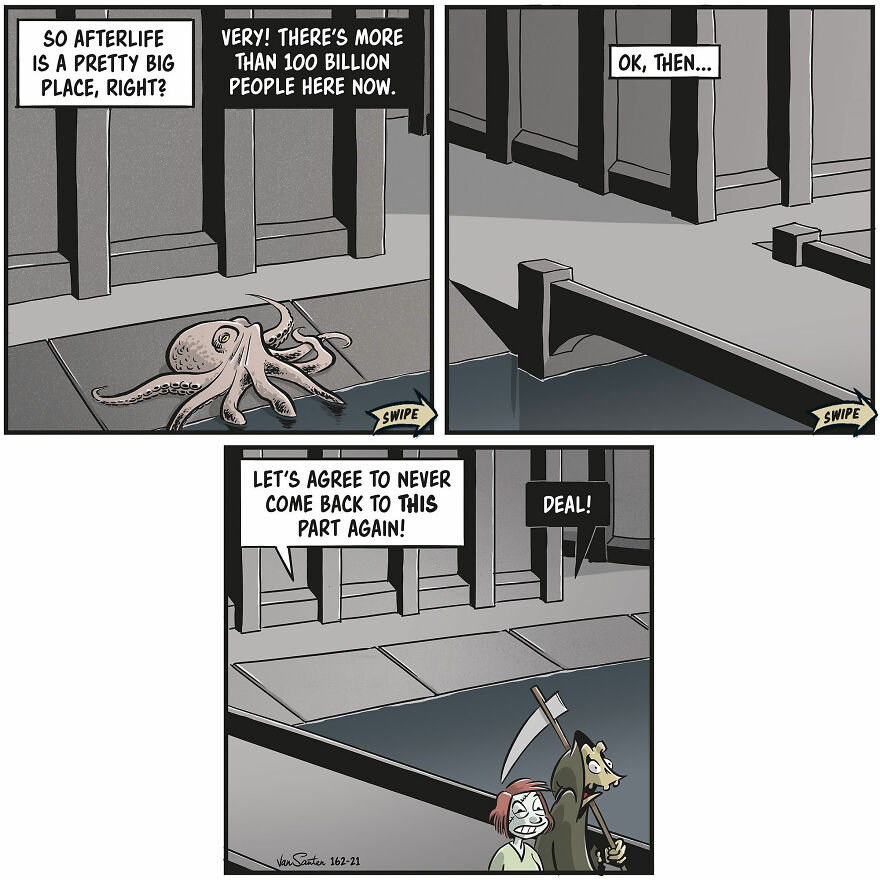 Comics About A Girl In Her Afterlife By Jorgen Van Santen (New Pics)