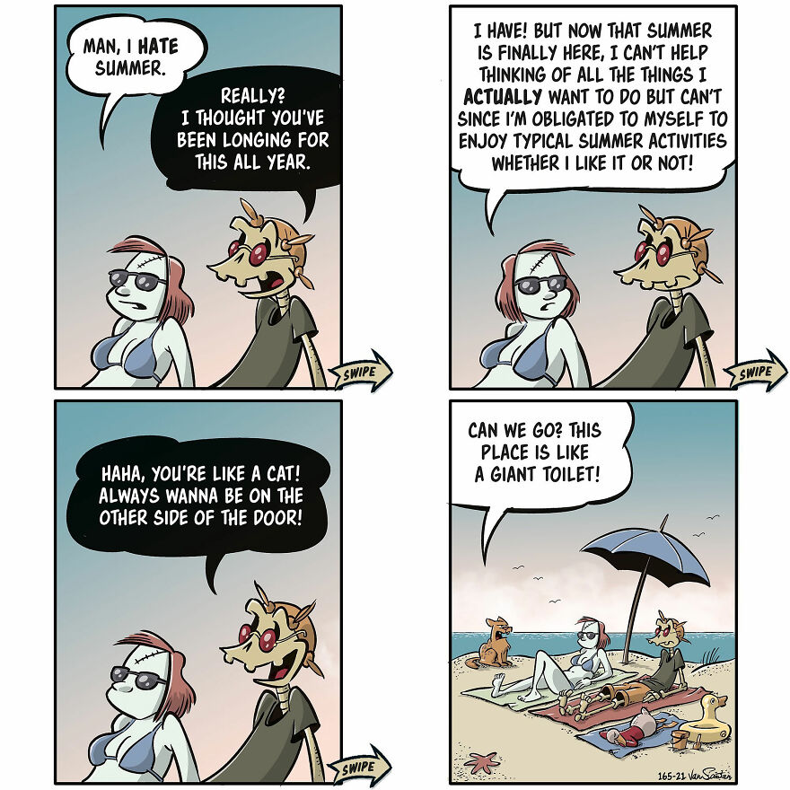 Comics About A Girl In Her Afterlife By Jorgen Van Santen (New Pics)