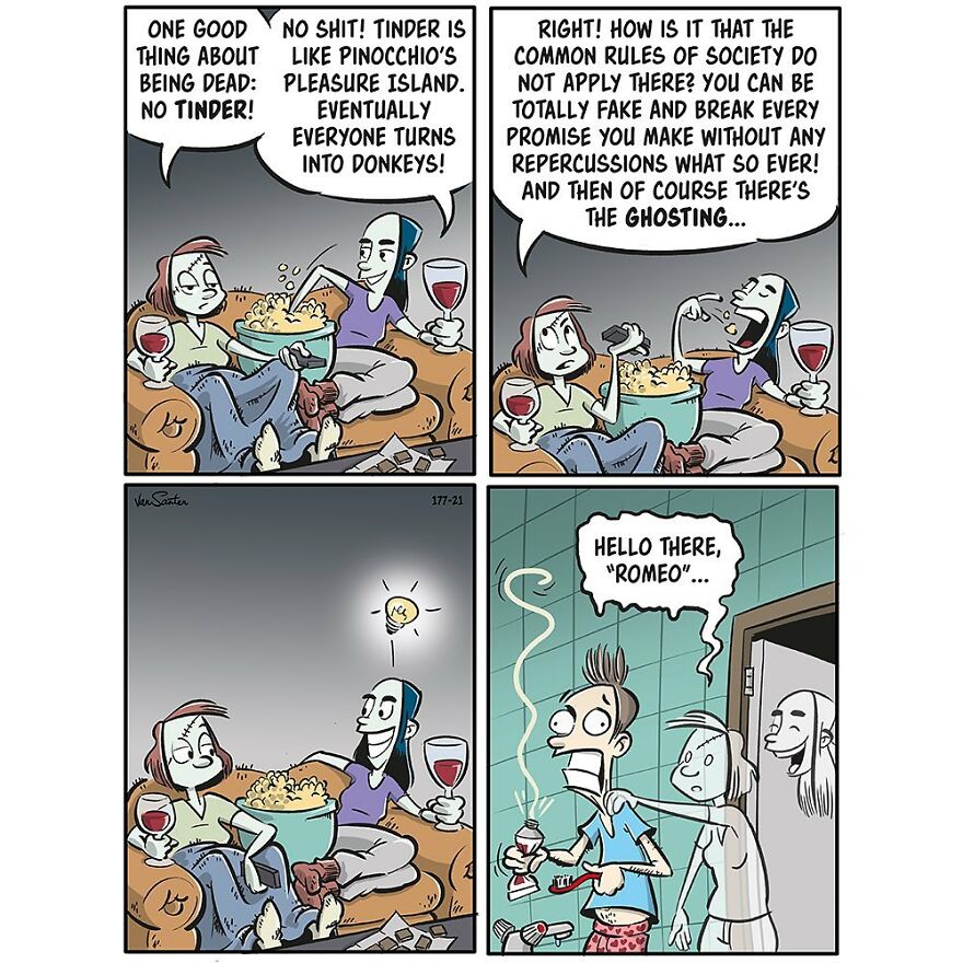 Comics About A Girl In Her Afterlife By Jorgen Van Santen (New Pics)