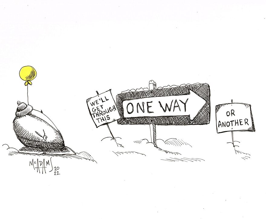 I Create Daily Drawings With Messages Of Positivity For A Wholesome And Curious Character