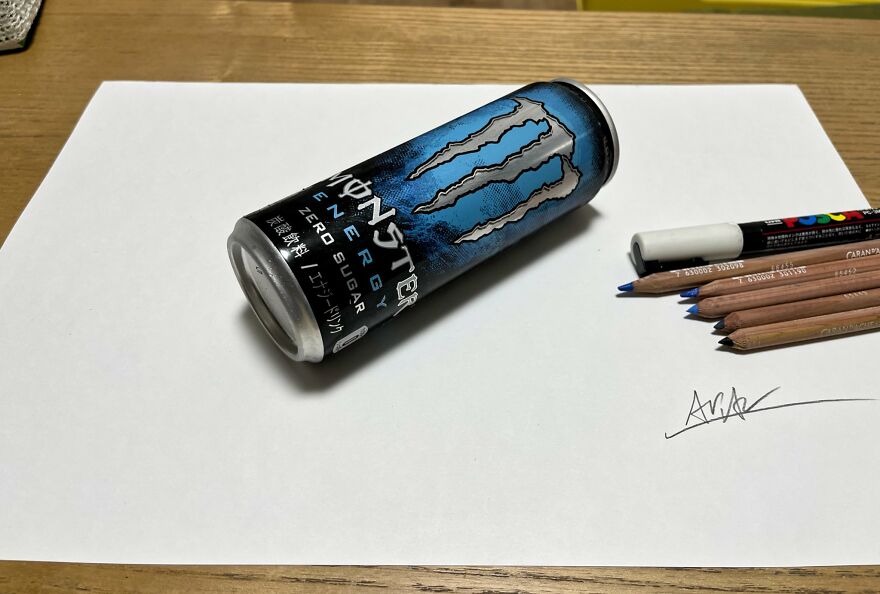 Japanese Artist Impresses With His 3D Drawings Using Only Colored Pencils (34 Pics)