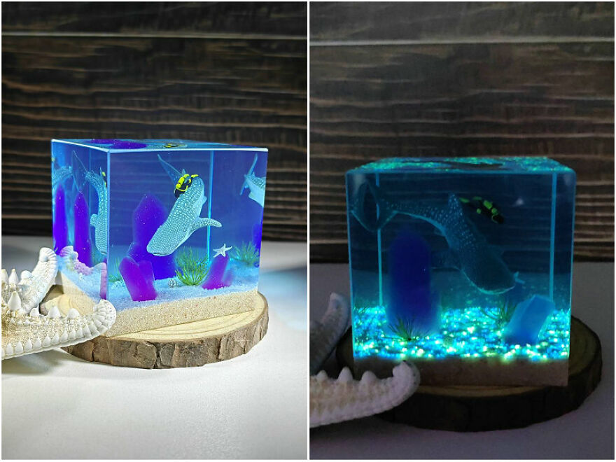 I Reveal Miniature Landscapes Encapsulated In Resin (9 Pics) I Reveal Miniature Landscapes Encapsulated In Resin (9 Pics)