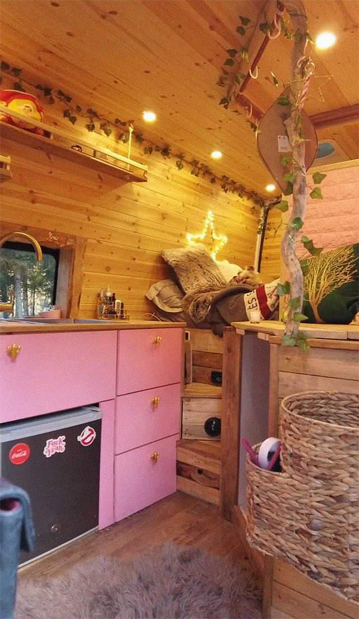 After Losing Her Grandma, This Savvy Girl Turned Her Life Around And Built Her Own Home In A Van