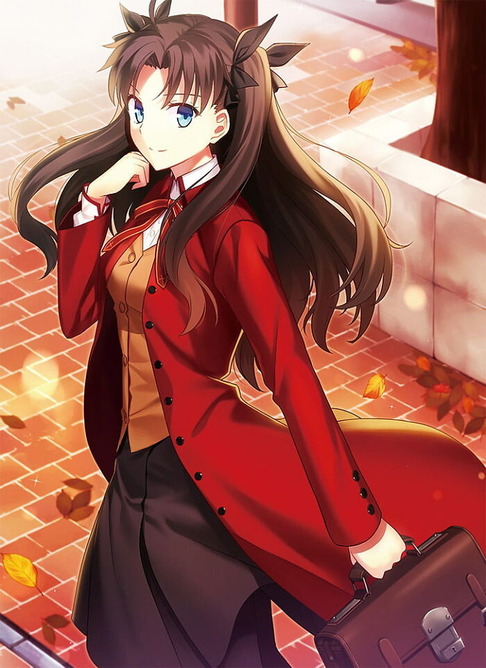Anime Girl Wearing Red, Do Not Copy ( Example )