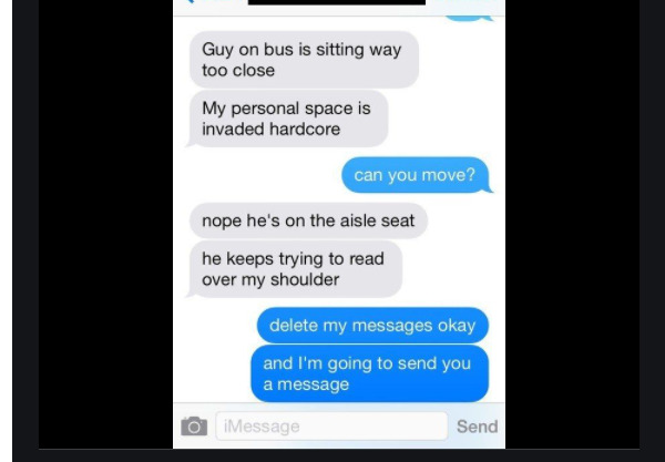 Hey Pandas, Send A Random Person A Creepy Text And Take A Screenshot Of Their Reaction