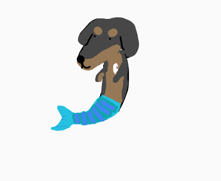 Hey Pandas, Draw A Picture Of You Pet If It Was A Mermaid