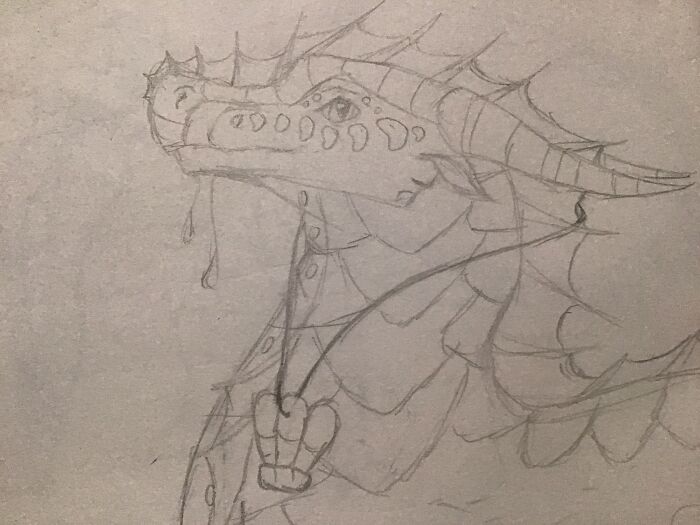 Drawing Of One Of My Sisters Seawing Ocs