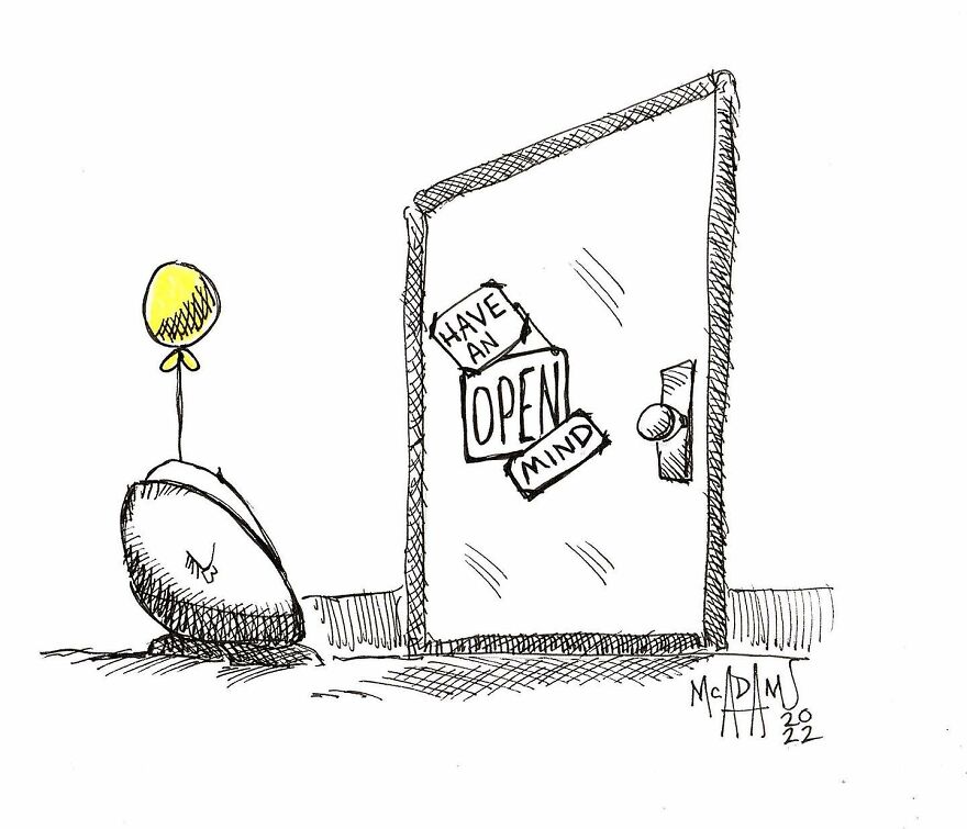 I Create Daily Drawings With Messages Of Positivity For A Wholesome And Curious Character