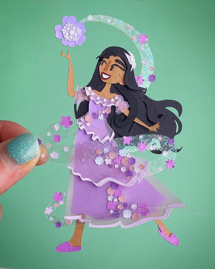 I Made A Series Of Paper Art Featuring Encanto Characters (21 Pics)