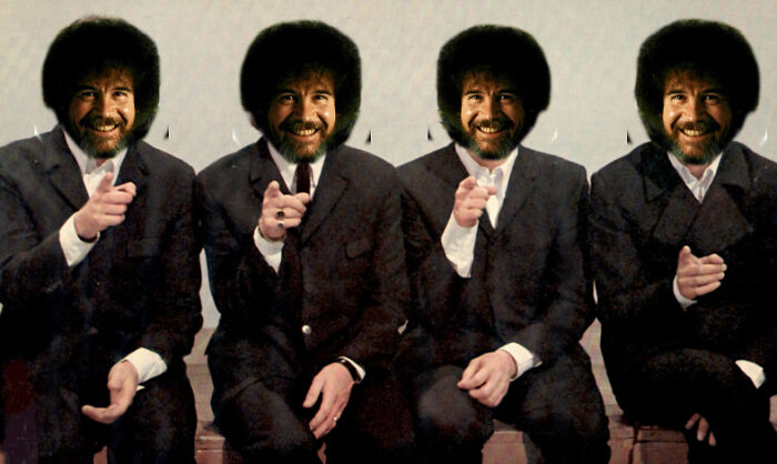 I Photoshopped Bob Ross Into Five Random Pictures