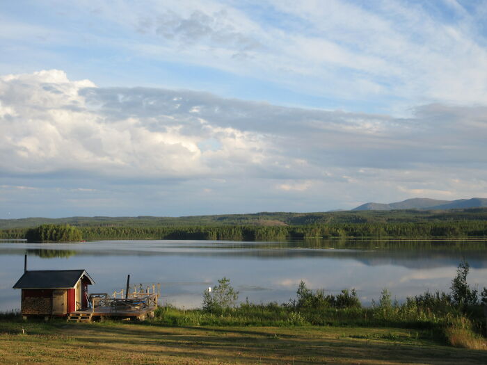 Lake "Ockesjön" In Sweden. So Peaceful
