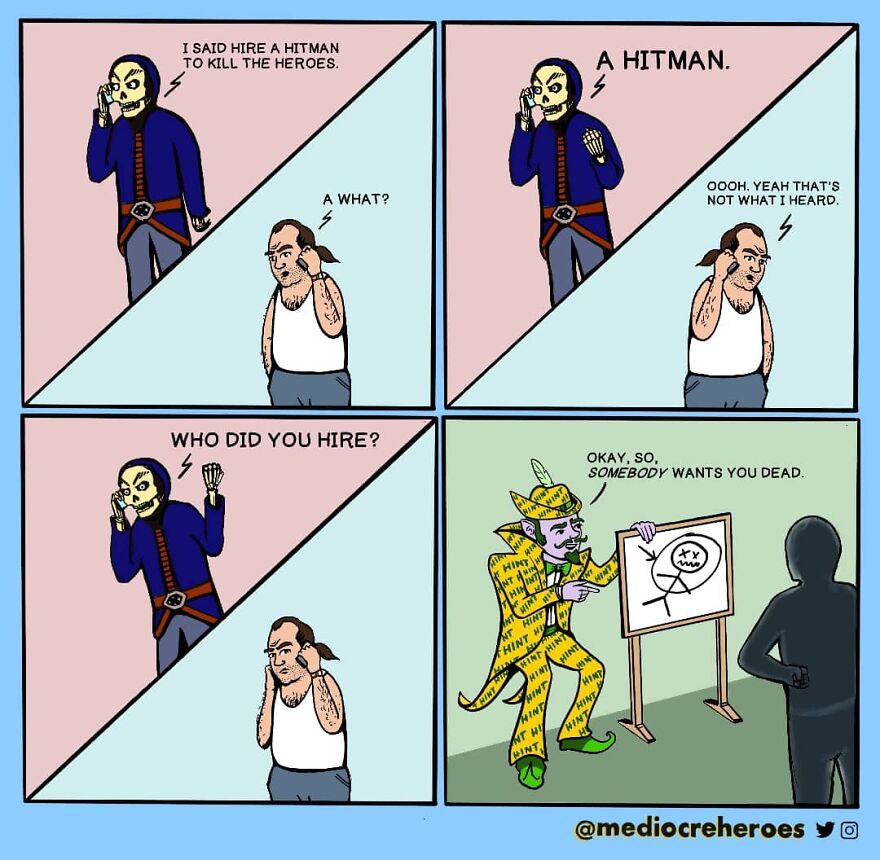Meet "The Mediocre Superheroes", The Human Side Of Superheroes (22 Comics)