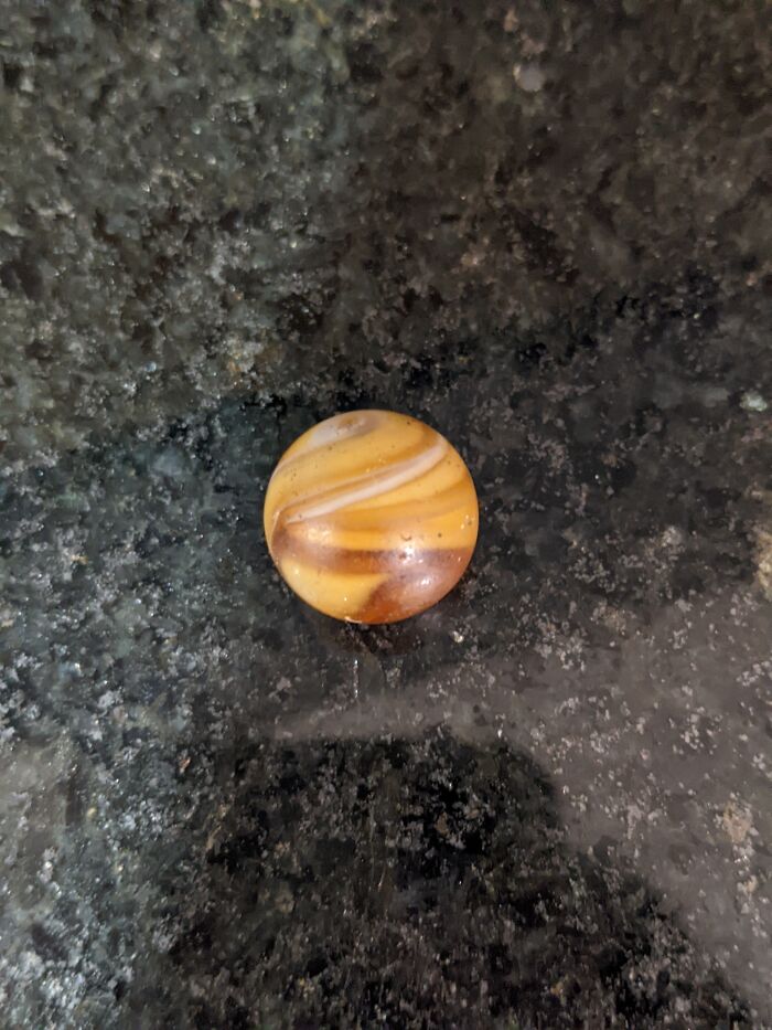 This Marble My Sister Found In Our Parents' Field 15 Years Ago. Unknown Date, Guessing Circa 1920