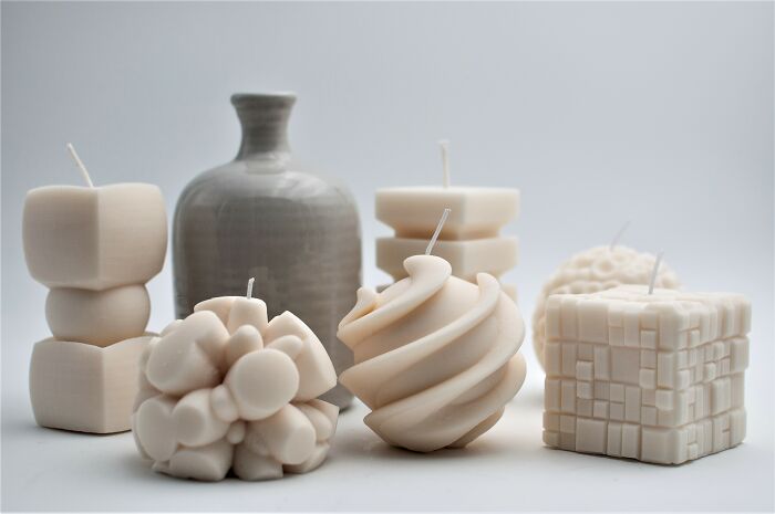 We Diyed Unique Candle Moulds Using 3D Technology And Went On A Candle Exploration Of Algorithmic And Organic Forms (9 Pics) We Diyed Unique Candle Moulds Using 3D Technology And Went On A Candle Exploration Of Algorithmic And Organic Forms (9 Pics)