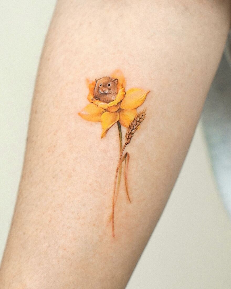 This Artist Makes Tattoos That Look Like Watercolor Paintings