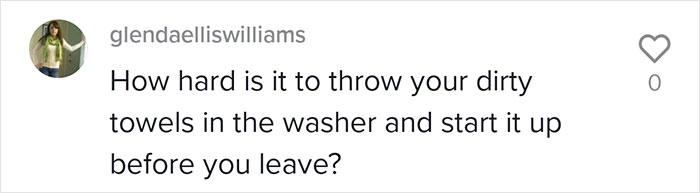 Woman On TikTok Calls Out Airbnb Tenant's Entitlement When She Realizes That She Has To Do Chores Despite $125 Cleaning Fee Woman On TikTok Calls Out Airbnb Tenant's Entitlement When She Realizes That She Has To Do Chores Despite $125 Cleaning Fee