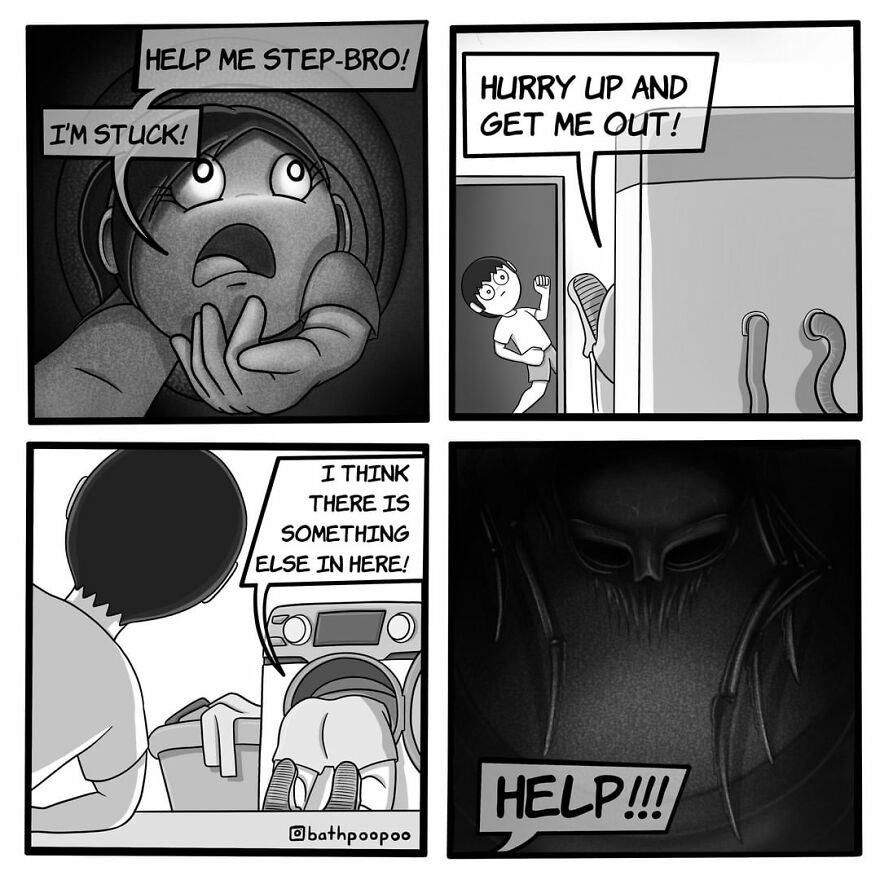 Twisted Comics By 'Bathpoopoo' For People Who Love Dark Humor