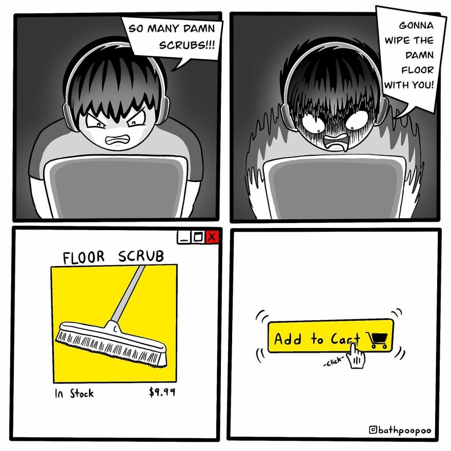 Twisted Comics By 'Bathpoopoo' For People Who Love Dark Humor