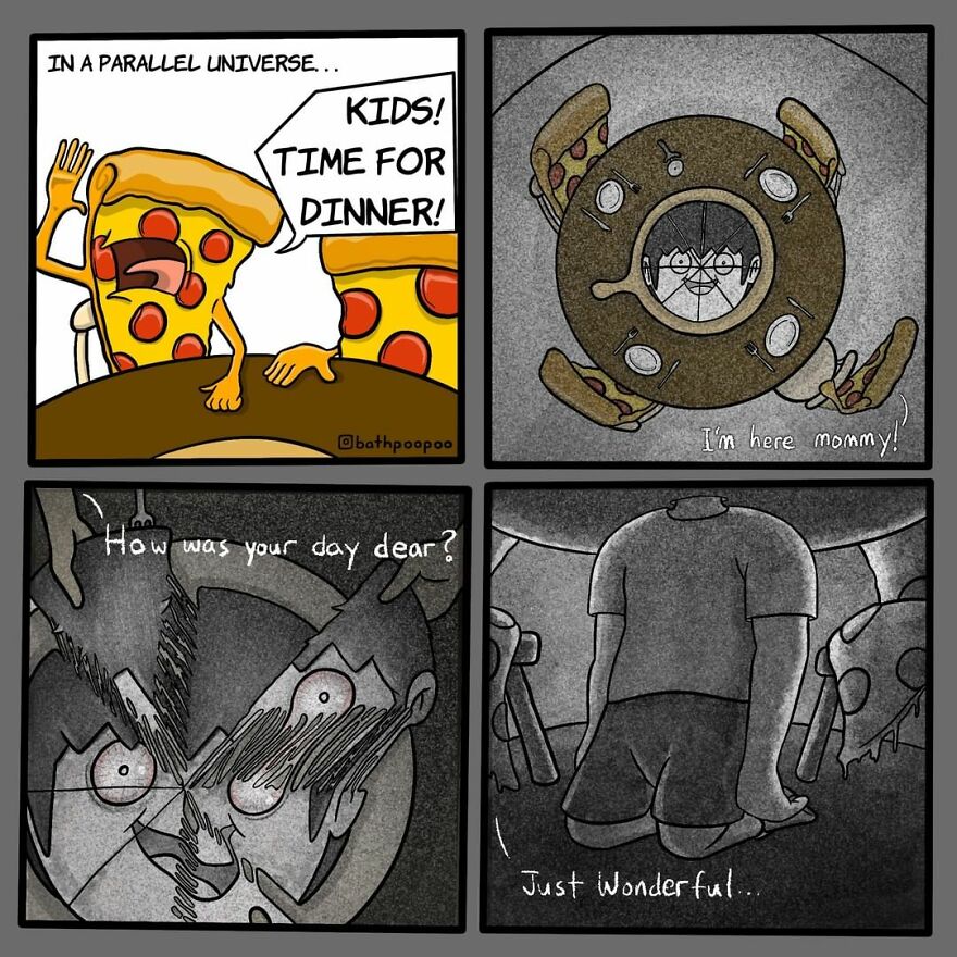 Twisted Comics By 'Bathpoopoo' For People Who Love Dark Humor