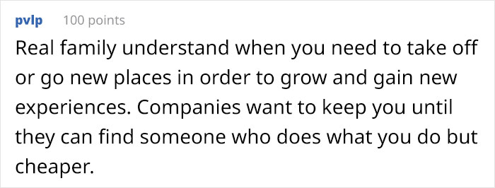 “You Are Not ‘Family’ To Your Company”: Online Users Discuss Whether You Should Put Your Job’s Needs Before Your Own “You Are Not ‘Family’ To Your Company”: Online Users Discuss Whether You Should Put Your Job’s Needs Before Your Own