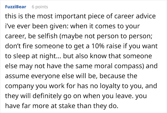 “You Are Not ‘Family’ To Your Company”: Online Users Discuss Whether You Should Put Your Job’s Needs Before Your Own “You Are Not ‘Family’ To Your Company”: Online Users Discuss Whether You Should Put Your Job’s Needs Before Your Own