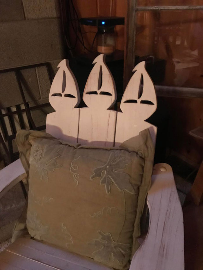 Esta silla con "barcos de vela"