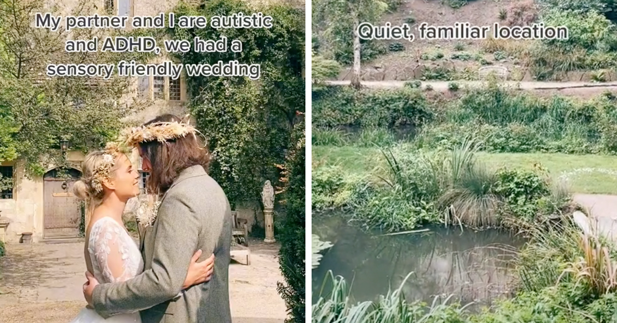 Neurodivergent Couple Throws A Sensory-Friendly Wedding So Cute And Relaxed, It Made People Wonder If That Shouldn't Be The Norm - Vimarsana News
