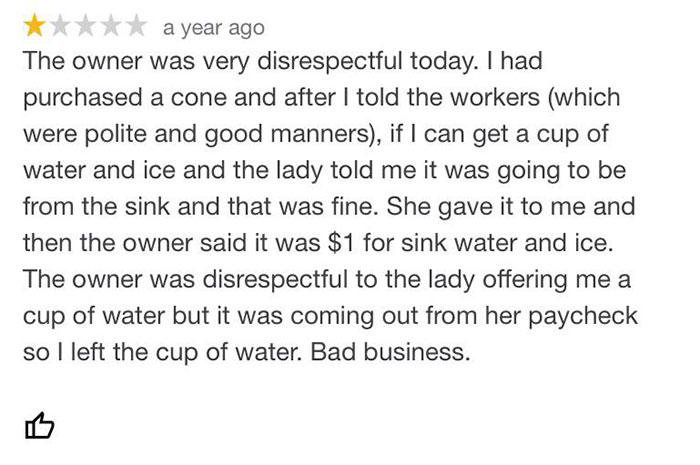 My Old Boss And This Review Describes Him In A Typical Manner