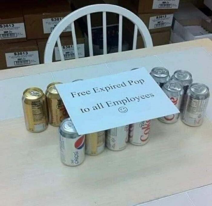 Free Soda At Work