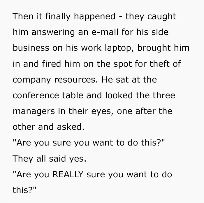 “Fired? Are You Sure?”: New Management Fires The Best Employee In The Company, Regrets It Almost Immediately “Fired? Are You Sure?”: New Management Fires The Best Employee In The Company, Regrets It Almost Immediately