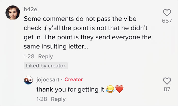 Guy Shows The Harsh Rejection Letter This Prestigious Art School Sent Him, Turns Out Other Applicants Received The Exact Same One Guy Shows The Harsh Rejection Letter This Prestigious Art School Sent Him, Turns Out Other Applicants Received The Exact Same One