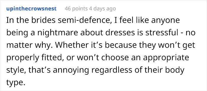 Bride Says She Wants To Drop Her Sister As A Bridesmaid Because She Won't Wear A Dress Her Size, Asks The Internet What To Do Bride Says She Wants To Drop Her Sister As A Bridesmaid Because She Won't Wear A Dress Her Size, Asks The Internet What To Do