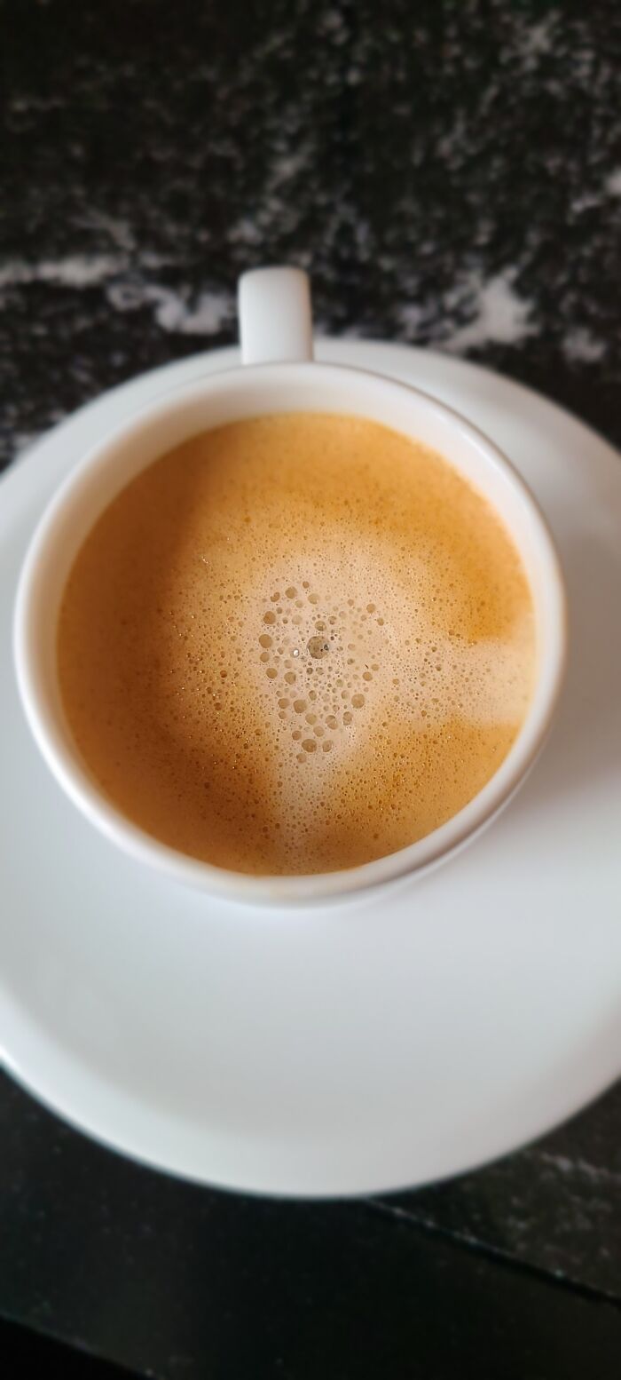 My Coffee From Valentine's Day, With An Accidental Heart