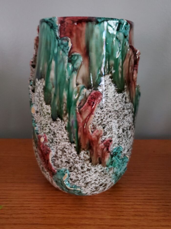 Handmade Vase From Italy WWII