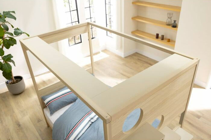 Unusual Furniture: This Interior Company Combined A Bed With A Cat Tower Unusual Furniture: This Interior Company Combined A Bed With A Cat Tower