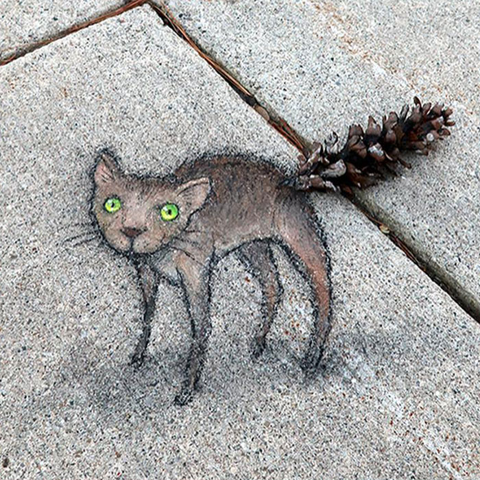 Adventures Of Chalk Characters: 90 Street Art Pieces By This Artist (New Pics)