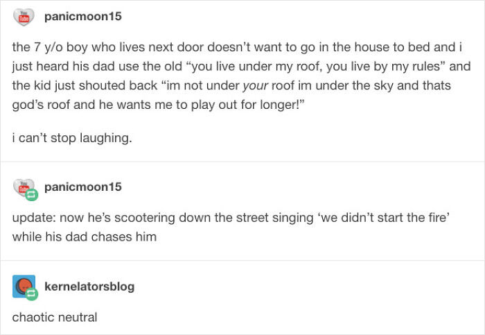 7 Year Olds Just Be Like That