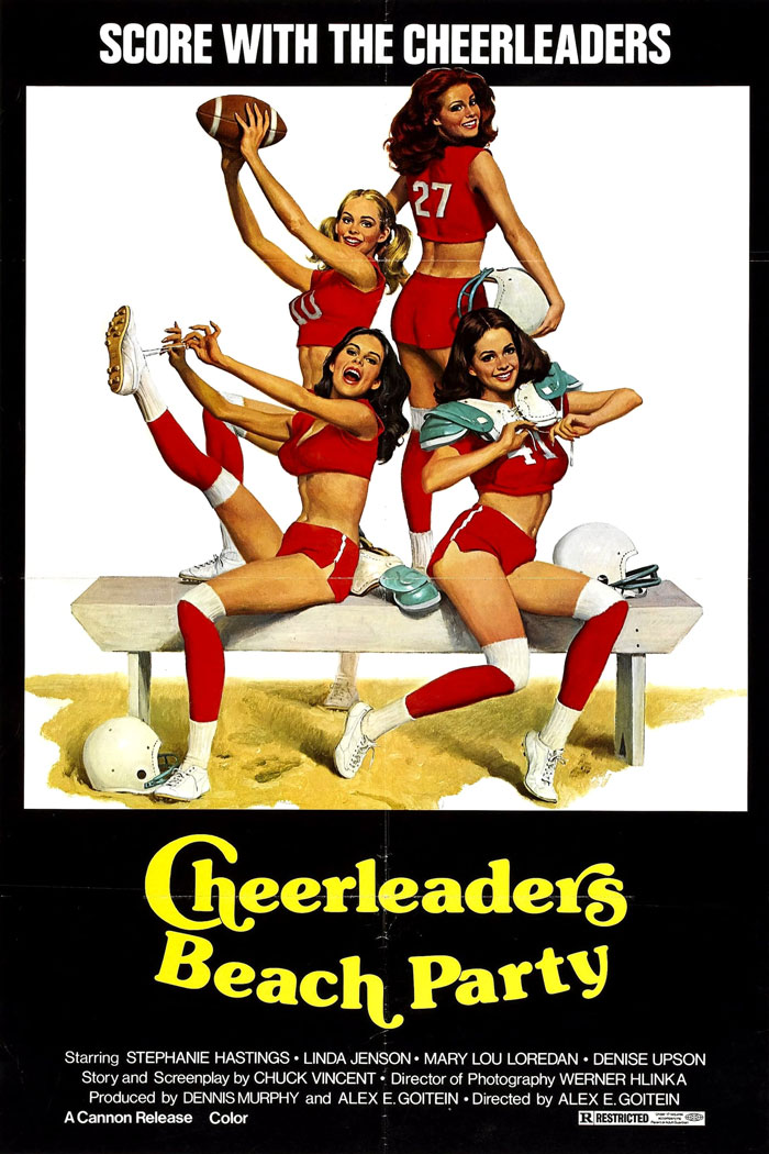 Cheerleaders Beach Party