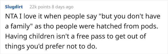 Childfree Woman Wonders If She’s A Jerk For Standing By Her Principles And Making Her Coworker Miss Her Kid's Soccer Game Childfree Woman Wonders If She’s A Jerk For Standing By Her Principles And Making Her Coworker Miss Her Kid's Soccer Game